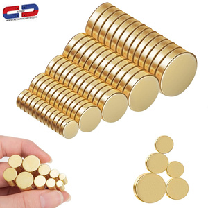 強力なN35 <span class=keywords><strong>N38</strong></span> N42 N45 N48 N50 N52金金属シリンダーネオジム磁石Ndfeb永久磁気材料カスタムカット - Product Image 1