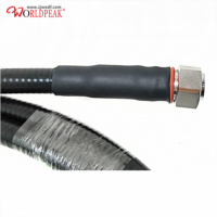 Werkseitig Mini Din 4.3-10 Stecker 4.3-10 Stecker 1/2 "Super flex Wellpappe RF Feeder Kabel Koaxial 1/2 SF Kabel Kommunikation kabel