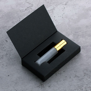 Customized High Quality Frost Design Glass Travel Perfume <b>Bottle</b> 5ml/<b>10ml</b> Cylinder Shape with Pump Sprayer and Box - Product Image 3
