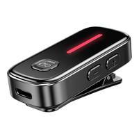 C89 - Clip para Cuello con Diseño 2 en 1, Transmisor y Receptor Bluetooth 5.3, Adaptador de Audio Inalámbrico con Conector Auxiliar de 3.5 mm