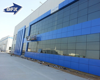 Estructura de acero prefabricada de dos pisos de diseño práctico de China, construcción ligera, modelos metálicos, soldadura de almacén para Kenia