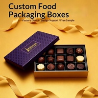 Coffret Cadeau de Chocolats Haut de Gamme, Boîte d'Emballage Personnalisée pour Bonbons avec Couvercle Rabattable, Emballage en Carton Gris de Qualité Alimentaire Fait sur Mesure