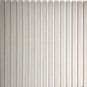 बर्फ सफेद आधुनिक <span class=keywords><strong>mdf</strong></span> स्लेट ध्वनिक दीवार पैनल लिविंग रूम के लिए लकड़ी के डिजाइन - Product Image 1