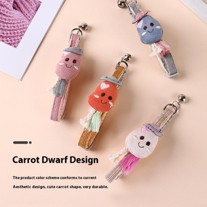 Neue kleine Hunde katze Halskette Halsband Cartoon Karotten druck Polyester hergestellt Großhandel auf Lager - Product Image 5