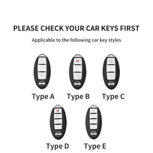 Housse de clé de voiture pliable en cuir véritable YFL, faite à la main, <span class=keywords><strong>pour</strong></span> <span class=keywords><strong>Nissan</strong></span> Sylphy Pathfinder Altima Murano X-Trail <span class=keywords><strong>Qashqai</strong></span> Bluebird 12/2000 - Product Image 6
