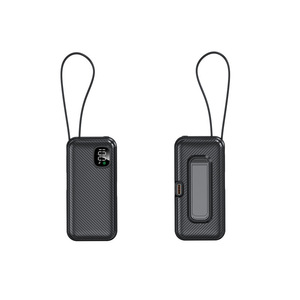 พาวเวอร์แบ<span class=keywords><strong>ง</strong></span>ค์แบบพกพา 5000 มิลลิแอมป์ ชาร์จเร็ว 22.5 วัตต์ สำหรับใช้งานกลางแจ้ง พร้อมสายชาร์จในตัว ป้องกันฝุ่นละออง  แบบแคปซูล - Product Image 5