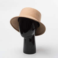Chapeau Bob en Feutre 100% Pure Laine pour Femme, Chapeau Cloche de Luxe Tendance Hiver, Logo Personnalisé, Vente en Gros