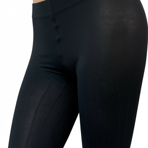 Collants fins en maille transparente respirante et durable à rayures en résille, au-dessus du genou - Product Image 1