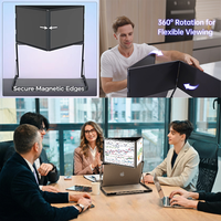 Triple Screen Monitor15.6'' FHD 1080P IPS Laptop Screen Extender, Laptop Monitor Extender Plug n Play for Xbox