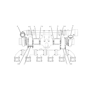 Turbocompresor 301-6872 301-6873 20R1977 188-4628 10R-8240 305-2681 para Motor 3512 3512B - Product Image 3