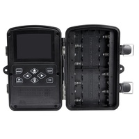 Caméra extérieure 4K avec batterie AA intégrée, vision nocturne 940nm sans éclat, caméra de sentier, carte Micro SD jusqu'à 512 Go, pour équipement de chasse