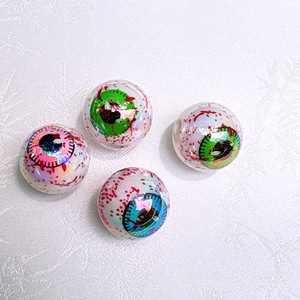 Round Acrylic Eyeball <b>Beads</b> Mixed Color Printed 16mm For Jewelry Making Bulk Pack <b>Plastic</b> Lucite - Product Image 5