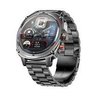 2025 Herren-Smartwatch KM200 mit 1,75 Zoll Großem Bildschirm, 800mAh Akku, IP68 Wasserdicht, Sport- und Outdoor-Smartwatch