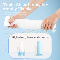 Disposable Compressed Bath Towels Portable Washcloths Individually Wrapped Thick Durable for Camping Hiking Hotel Vacation Trip