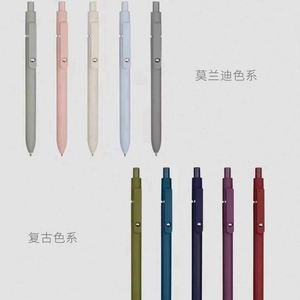 Paquete de 5 Bolígrafos de Tinta Negra Japonesa de Alta Gama, Punta Fina de 0.5 mm, Diseño Geométrico Deformado, Color Personalizado, Promocionales - Product Image 4