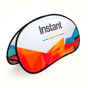Bannière pop-up personnalisée de grande taille en forme de haricot pour les événements de basketball des écoles et des campus - Product Image 2