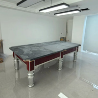 Table de billard 3-en-1 S.Q.F Factory Direct 7 pieds, personnalisable, avec plateau en ardoise, coussinets et rail en bois – L'expertise des experts
