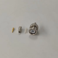 Échantillon Gratuit Fournisseur Chinois Connecteur Coaxial RF Étanche 50 Ohms BNC Mâle à Sertir pour Câble RG316 pour Antenne et CCTV