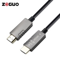 Prix usine fibre optique Audio TV transmetteur câble 100m PVC veste pour HDMI fil rouleau 4K résolution câbles de Communication