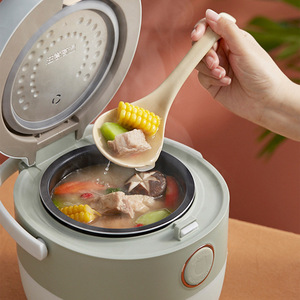 Bear Mini Rice Cooker DFB-B16C1 3L Smart Timer For 1-2 People Cooking Porridge Soup <b>Drum</b> Shape Electric <b>Plastic</b> Housing - Product Image 3