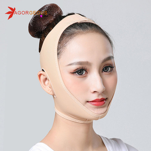 Face Slimming Lifting Chin Neck Strap for Beauty v Shape Face Skin Lift up <b>Belt</b> Double Chin <b>Elastic</b> Bandage Face Lift Band - Product Image 2