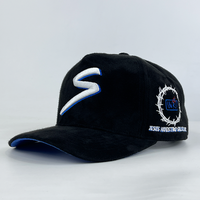 Gorras de Béisbol de Gamuza de 5 Paneles con Logotipo Bordado Personalizado, Gorras Deportivas de Béisbol al por Mayor de Alta Calidad