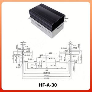Battery Systems <b>Enclosure</b> Customization Small Extruded Aluminum Electronics Amplifier Audio Boxes Housing - Product Image 2