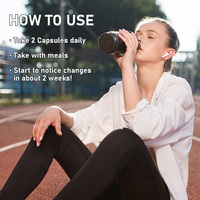 Capsules de Maca Naturelle les Plus Vendues pour le Soutien des Hanches et l'Augmentation des Fesses avec Maca Noire et Aguaje – Capsules de Racine de Maca pour Femmes