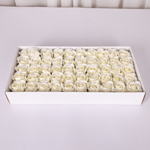 Flores de Rosa Artificiales Hechas a Mano al por Mayor, 50 cm de Alto, 7 cm de Diámetro, Color Rojo, Flor de Seda para el Día de San Valentín, Decoración del Hogar/Bodas - Product Image 6