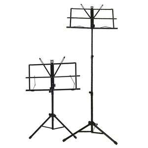 Supporto Musicale Pieghevole con Gambe Rotonde Regolabili in Altezza, per Spartiti di Chitarra, Accessorio per Piccoli Strumenti Musicali - Product Image 1