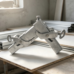 Abrazadera <span class=keywords><strong>de</strong></span> Panel Rasto <span class=keywords><strong>de</strong></span> Tamaño Estándar, Pieza <span class=keywords><strong>de</strong></span> Sujeción <span class=keywords><strong>de</strong></span> Metal Sólido para Fijación y Conexión <span class=keywords><strong>de</strong></span> Paneles en Obras <span class=keywords><strong>de</strong></span> Ingeniería <span class=keywords><strong>Civil</strong></span> - Product Image 2