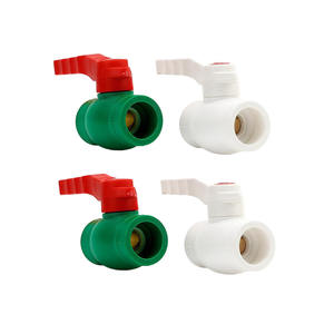 Robinet à bille en cuivre PPR vert personnalisé - Raccord de tuyauterie en plastique à fusion à chaud - Product Image 6