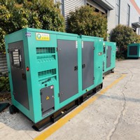Groupe électrogène diesel 66 kVA à démarrage automatique 50 Hz, type conteneur silencieux, haute efficacité, vente chaude au Liban et en Afrique