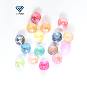 Precio al por mayor, punta de flor de piedras preciosas, placa inferior, cristal K9, accesorios de ropa para uñas DIY, materiales auxiliares, diamantes de imitación - Product Image 1
