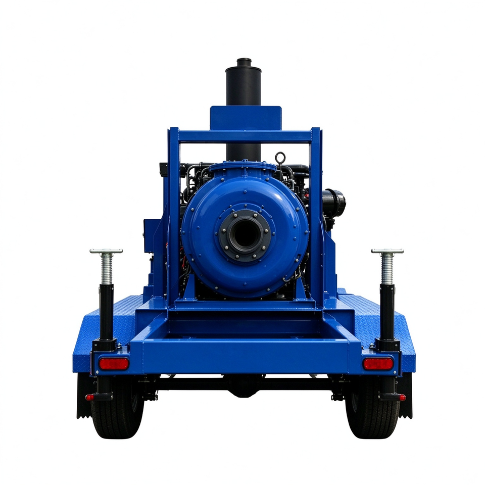 Neme Racking Camion pompe diesel drainage rack ouvert T-10TC, pompe eaux usees ...