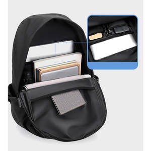 LOW MOQ Safe Durable Leisure Laptop Mochila Moda Business College School Mochila Venta directa de fábrica Bolsa con logotipo personalizable - Product Image 4