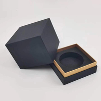 Emballage cadeau de luxe en carton recyclable avec logo personnalisé en relief et revêtement UV pour cosmétiques, boîtes à parfum