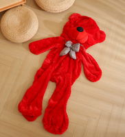 Peaux de peluches d'ours en peluche personnalisées non rembourrées, coques d'ours vides pour remplissage en coton PP, housses pour animaux en peluche DIY 100-150cm en gros