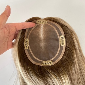 ท็อปเปอร์ผมแท้สำหรับผู้หญิง ขายดี 5.5 โมโนเบส แฟชั่นใหม่ พร้อมส่ง - Product Image 1