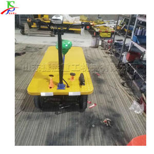 Chariot de marché électrique à 4 roues, chariot à plateau plat électrique, protection de l'environnement, <span class=keywords><strong>voiture</strong></span> de transport électrique - Product Image 4