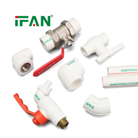 Raccords PPR IFAN pour l'alimentation en eau, 20-110 mm, blanc, matière première Hyosung, PN25, raccords de tuyauterie PPR pour la plomberie, livraison gratuite