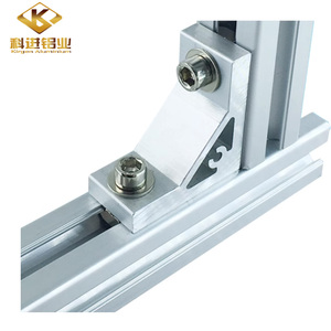 Braket Ekstrusi <span class=keywords><strong>Aluminium</strong></span> Kustom, Braket Penyambung Sudut <span class=keywords><strong>Aluminium</strong></span> untuk Profil <span class=keywords><strong>Aluminium</strong></span> 2020/3030/440/4545 AMG01-206-50-14 - Product Image 3