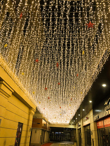 <span class=keywords><strong>Guirnalda</strong></span> impermeable 8 tubos Led lluvia de meteoritos Cadena de luz carámbano nevadas decoración de Navidad - Product Image 4
