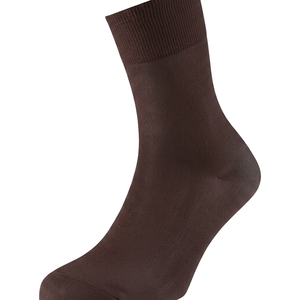 Premium Dark Brown Men's Ankle <b>Socks</b> Soft Cotton Blend Low Cut <b>Hosiery</b> Breathable Stretch Casual Athletic Shoes Everyday Autumn - Product Image 1