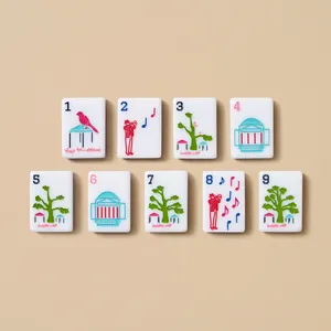 Tuiles de Mahjong de l'Université Southern Methodist (SMU) - Product Image 4
