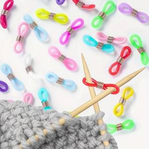 Protectores de Puntas de Agujas de Tejer de Goma, Topes de Agujas y Tapas de Punta para Proyectos de <span class=keywords><strong>Crochet</strong></span> y Tejido - Product Image 1