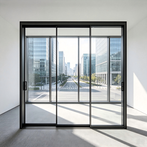 Puerta Corredera de Vidrio con Marco de Aluminio Resistente Deioux, con Vidrio Resistente a Impactos de Huracanes para Uso en Exteriores, Tamaño Personalizado, OEM, ODM - Product Image 1