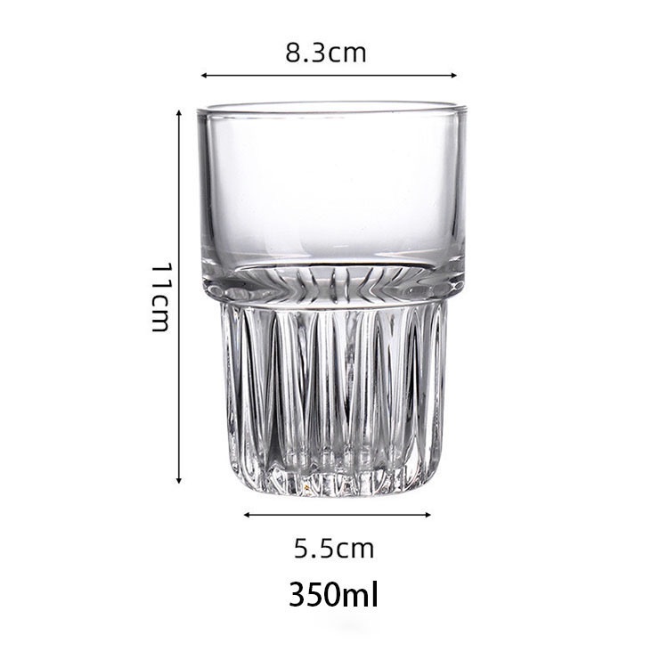 330ml fast delivery support customization crystal glass cup coffee cup