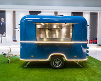 Nouvelle remorque alimentaire mobile en acier inoxydable, remorquable, pour café, glaces, bière, avec homologations ADR DOT CE, pour frites