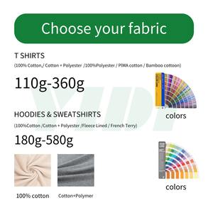 YIDI 100% Premium algodón de grapa larga transpirable y cómoda Camiseta de cuello redondo para hombres 240GSM camiseta de moda para hombres de peso pesado - Product Image 3